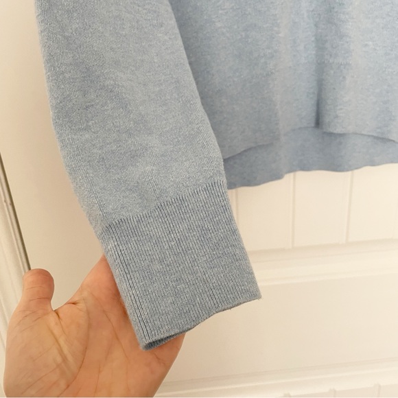 InWear Tenley V neck Pullover Sweater in Blue Size Small - Picture 7 of 13